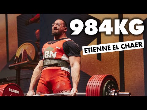 Etienne El Chaer | 984kg  @ 120kg WR Total | 3rd Place Sheffield 2026