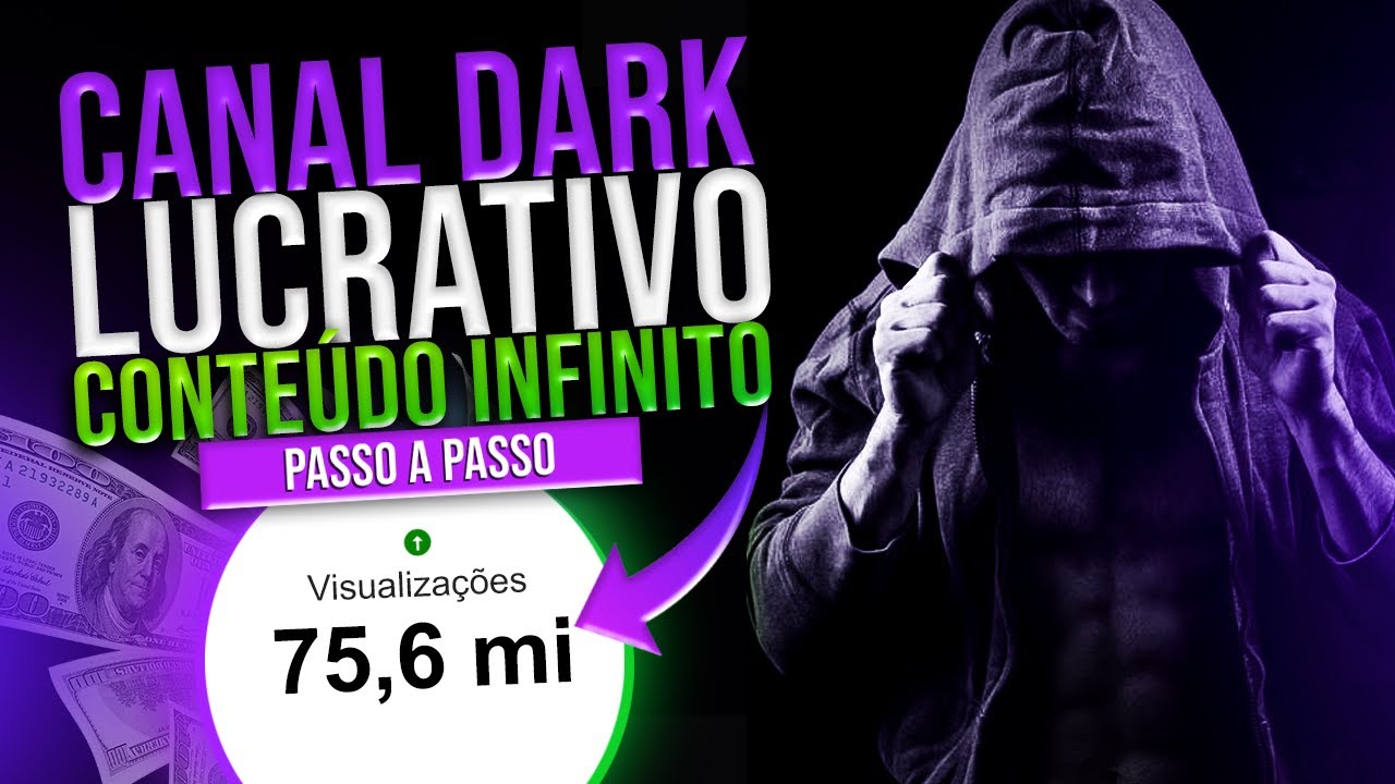 COMO CRIAR UM CANAL DARK LUCRATIVO COM MONETIZAÇÃO RECORRENTE PASSO A PASSO