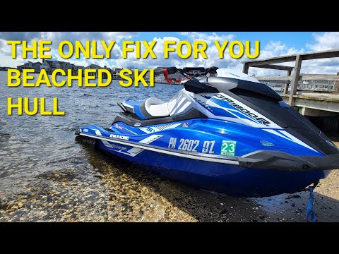 The best fix for beached ski damage!