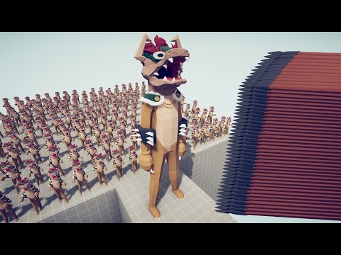 100x BOWSER + GIANT vs EVERY GOD | Totally Accurate Battle Simulator TABS