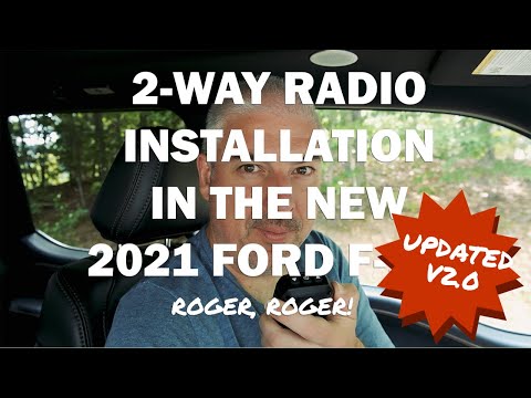 2021+ F-150 Two-Way Radio Install (Ham and GMRS) Updated Setup