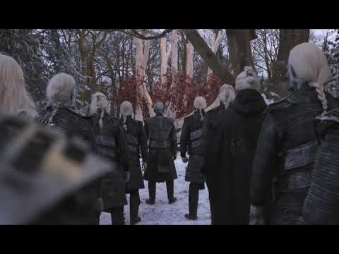 Bran Stark and night king behind the scene _ Game of thrones _ the last watch