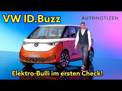 VW ID.Buzz: Alles, was Du zum Elektro-Bulli wissen musst! Erster Check | Sitzprobe | Review