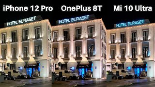 iPhone 12 Pro Vs OnePlus 8T Vs Xiaomi Mi 10 Ultra Camera Comparison. Surprisingly Close!