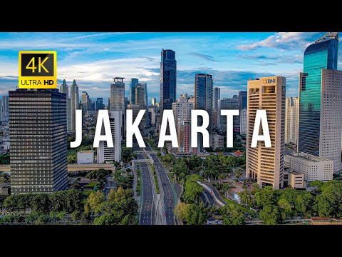Jakarta, Indonesia 🇮🇩 in 4K Ultra HD | Drone Video