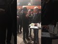 Micky Dolenz greets Michael Nesmith after his show at The Troubadour 1-25-18