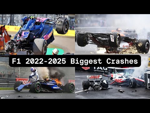 F1 2022-2025 Biggest Crashes
