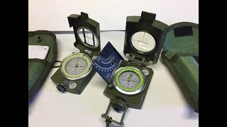 Two Sighting Compasses