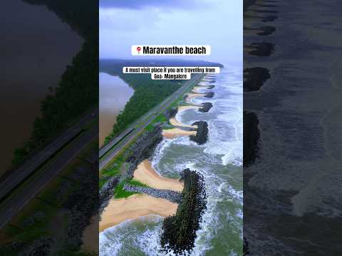 Maravanthe beach, kundapura, Karnataka. #shorts #trending