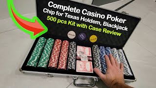 Casino Poker Chip Kit for Blackjack Texas Holdem with Briefcase Review
