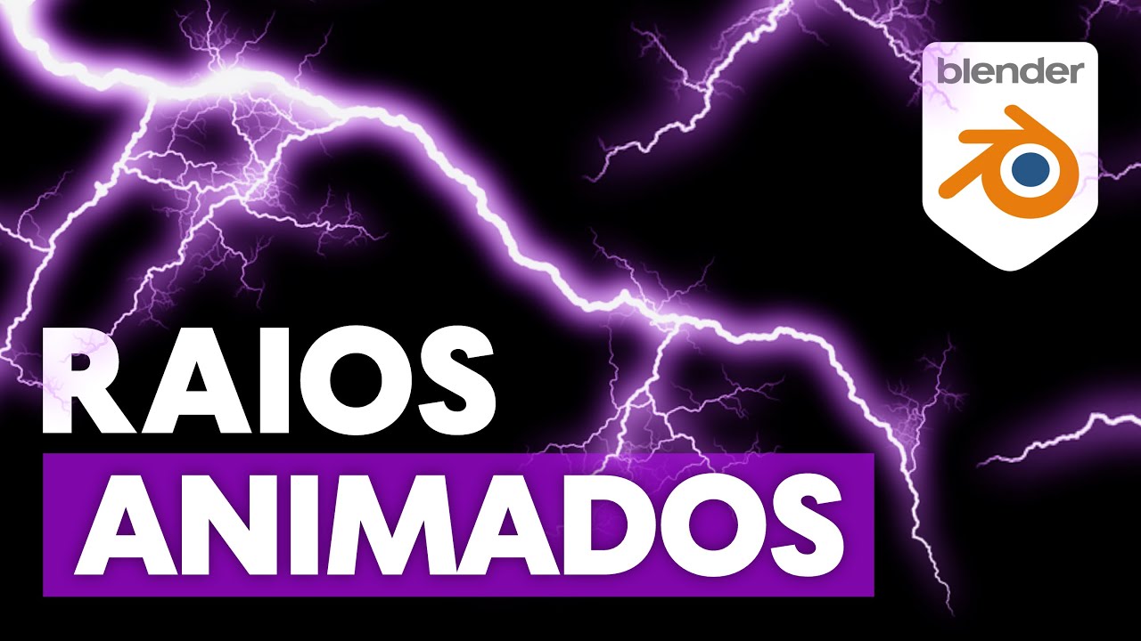 Como criar RAIOS ANIMADOS no Blender 3D (simples demais!)