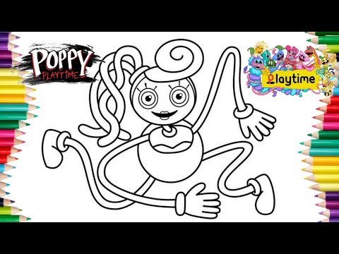 Mommy Long Legs Coloring |poppy playtime Coloring Pages/Elektronomia - Energy [NCS Release]