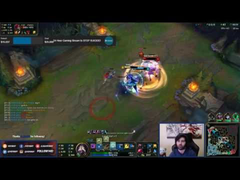 League of Legends S7 — Voyboy as Kassadin vs Katarina Mid  Ranked Gameplay