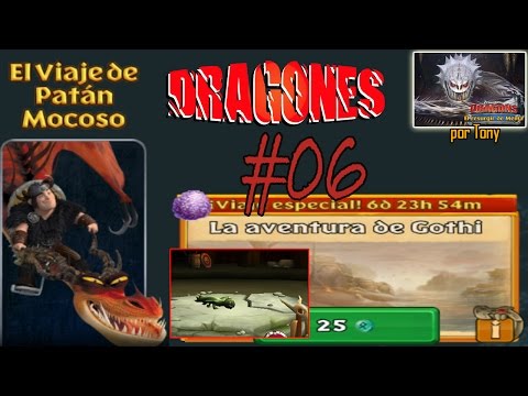 Dragones, el Resurgir de Mema "Viaje de Patán M. y Garfios a La Aventura de Gothi (4 - #6)" por Tony