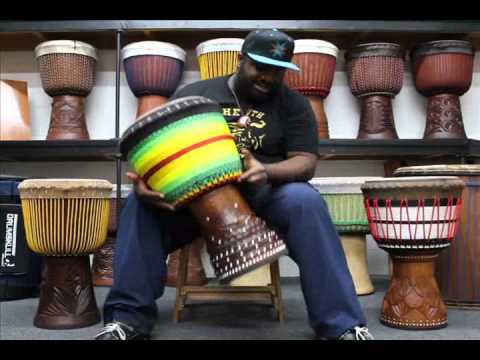 Weedie Braimah visits Drumskull Drums