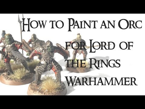 HOW TO PAINT A MORANNON ORC - LORD OF THE RINGS WARHAMMER