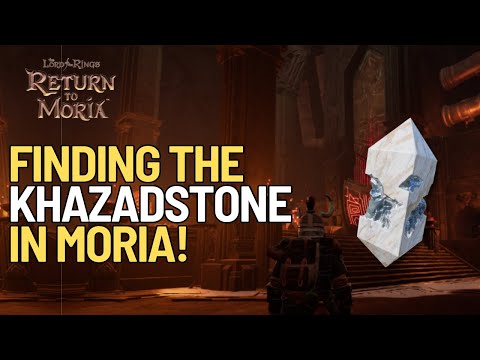 Finding the Khazadstone in Lord of the Rings Return to Moria