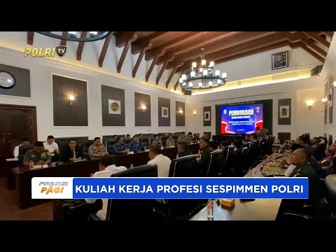 POLRESTABES SURABAYA GELAR KULIAH KERJA PROFESI PESERTA DIDIK SESPIMMEN POLRI DIKREG KE-65