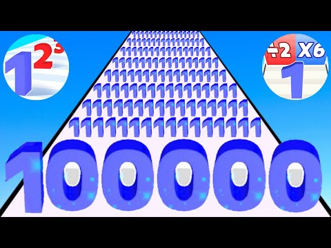 Number Master Vs Jelly Run 2048 All Level Gameplay | Android , iOS