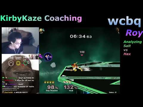 KirbyKaze Coaching with wcbq - Roy vs Fox: Analyzing Salt vs Hax, Donttestme vs S2J