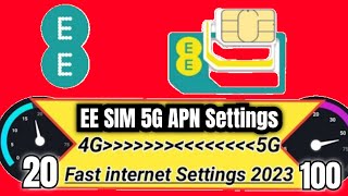 EE SIM Card UK New APN Settings | EE Access Point Name Settings