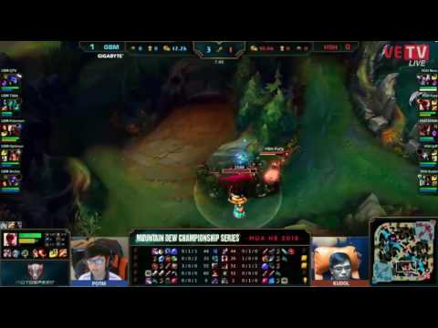 GBM vs HSH [ván 2] QTV cầm rồng quẩy banh team địch 17/7/2016