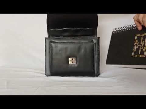 Pasta CCB Capanga Liso Preto Quadriculado F1 AP R1696 - Musical Rava