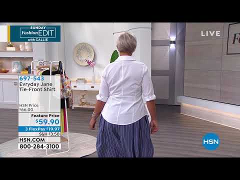 HSN | Sunday Fashion Edit With Callie 04.05.2020 - 10 AM