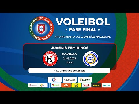 CLUBE K x CASCAIS VOLLEY4ALL - FASE FINAL JUVENIS FEMININOS 2023 - 5º/6º LUGAR