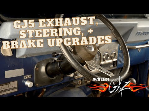 Jeep CJ5 Levi's Edition Exhaust, Steering, & Brake Upgrades - Stacey David's Gearz S15 E3
