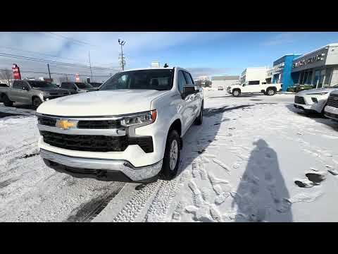2024 Chevrolet Silverado 1500 Crew Cab Short Box 4-Wheel Drive LT in White for sale at Jack Carter Northstar GM in Cranbrook, BC