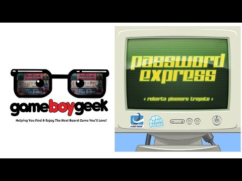 The Game Boy Geek Reviews Password Express