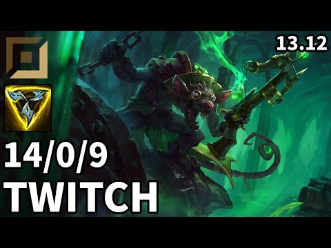 Twitch ADC vs Ezreal - EUW Master | Patch 13.12