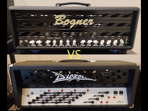 Bogner Ecstasy 101b vs Diezel VH4 (Drop C Metal Shootout)
