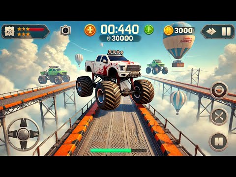 Mega Ramp Extreme GT Car Stunt 2025 - Impossible Tracks Car Stunt Driver 3D : Android Gameplay