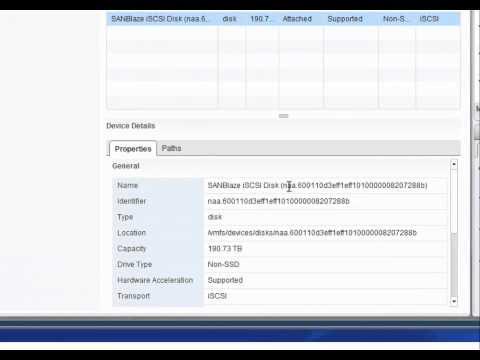 Configuring SANBlaze VirtuaLUN for use in VMWare VVOL Environment