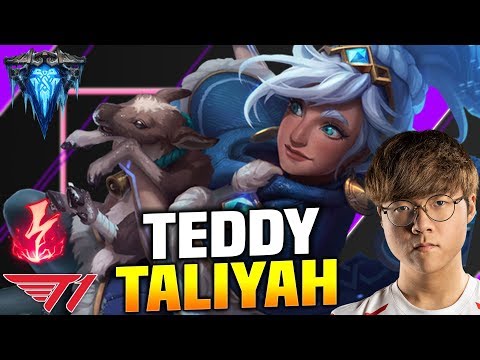 SKT T1 TEDDY PICKS TALIYAH ADC! - SKT T1 Teddy Plays Taliyah vs Aphelios Adc! | Season 2020 KR SoloQ