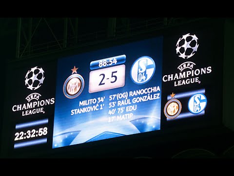 INTER MAILAND vs. SCHALKE 04 - Uefa Champions Legaue 2011 - All GOALS and HIGHLIGHTS
