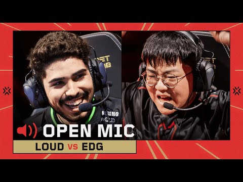 LOUD vs Edward Gaming | Open Mic | VALORANT Champions 2023