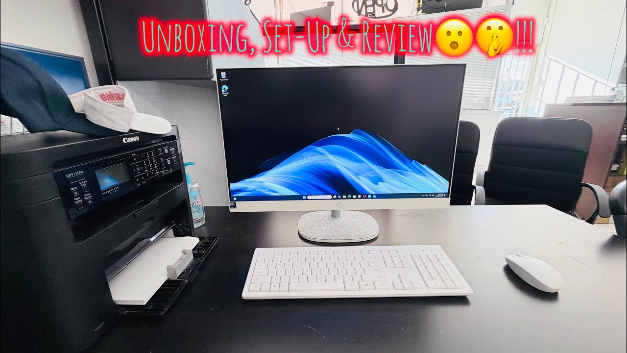 Hp all in one 24 i7 13iéme th Ram 16/SSD 1tera graphique video thumbnail