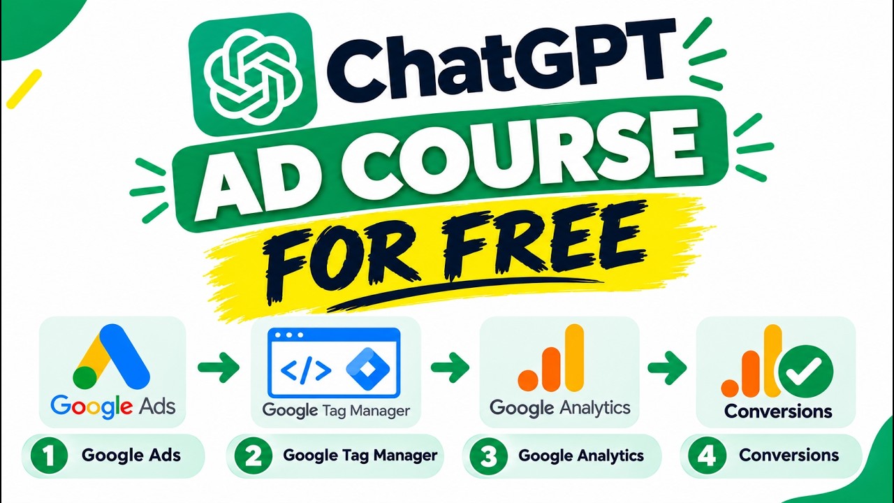 🚀 ChatGPT + GTM + GA4 Conversion Tracking Masterclass
