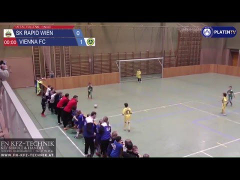 U9 FAC Hallenm.: FINALE - Match zwischen  SK Rapid Wien / Vienna FC am 28.02.2016 17:58