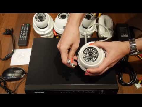 Kit Supraveghere AHD 5001 - 1MP 4 Camere interior - www.1cctv.ro