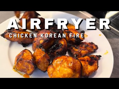 BESSER ALS DER LIEFERDIENST! 🌶️ Knuspriges Korean Fire Chicken aus dem Airfryer