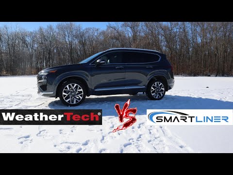 2021 - 2023 Hyundai Santa Fe - Smartliner vs Weathertech Floor Liners