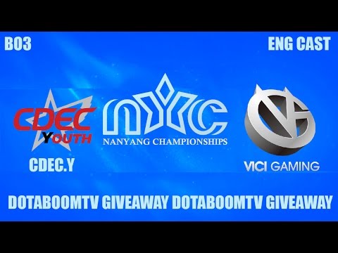 CDEC YOUTH VS VICI GAMING NANYANG CHAMPIONSHIPS SEASON 2, BO3, ENG CAST GAME 1