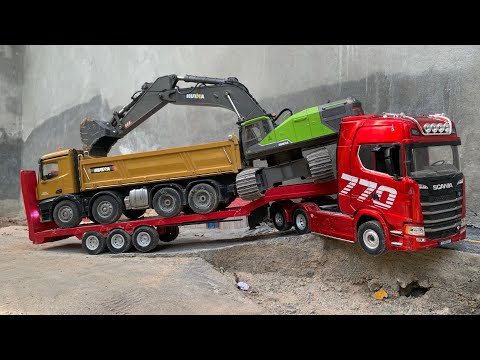 Realistic RC Excavator Digging Like Real Heavy Equipment