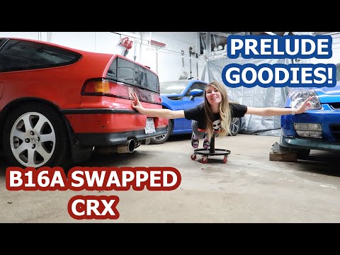 Introducing My B16 CRX Si | Installing More Prelude Goodies!