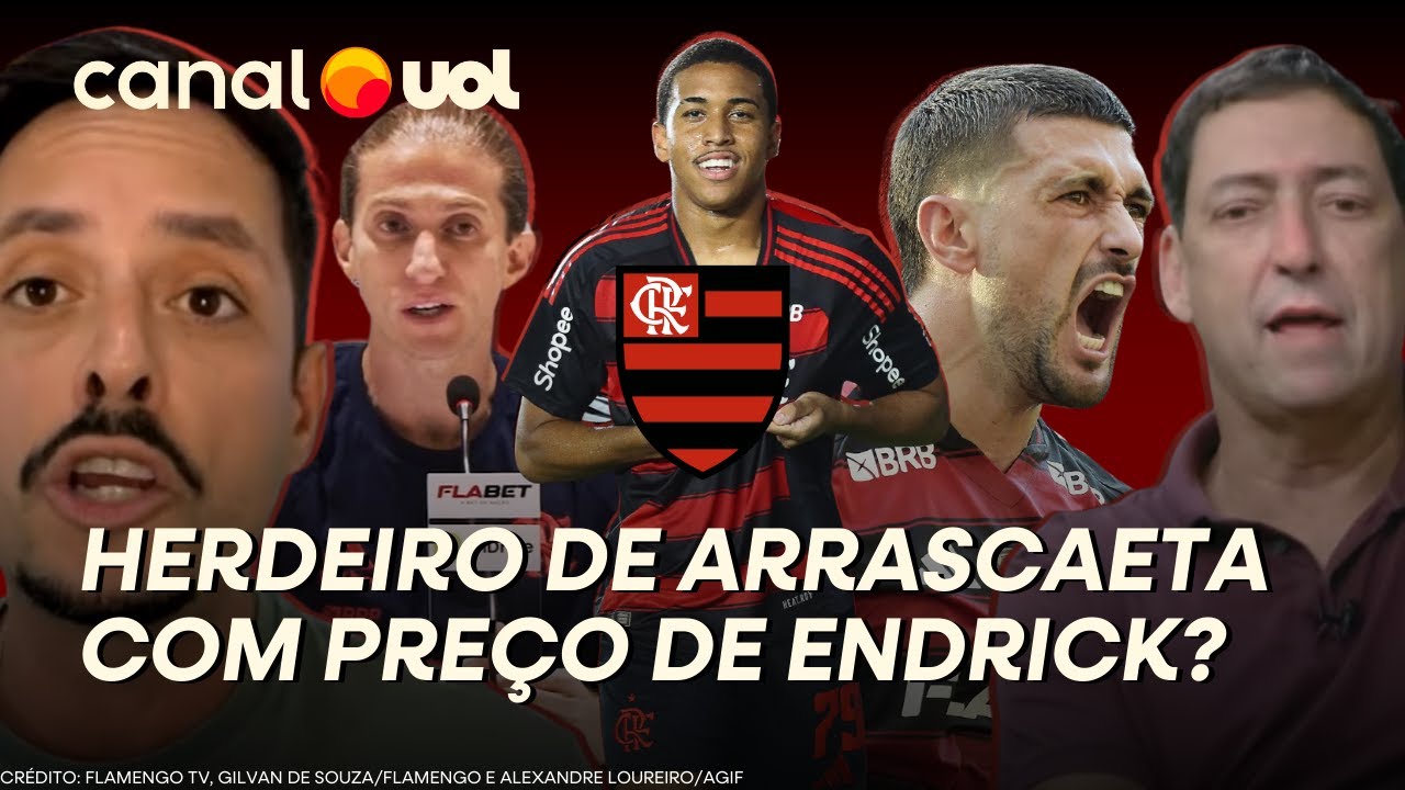 COMO FLAMENGO TRATA JOIA DE 447 MILHÕES COMPARADA A ARRASCAETA POR FILIPE LUÍS? PVC FALA DE JOSHUA