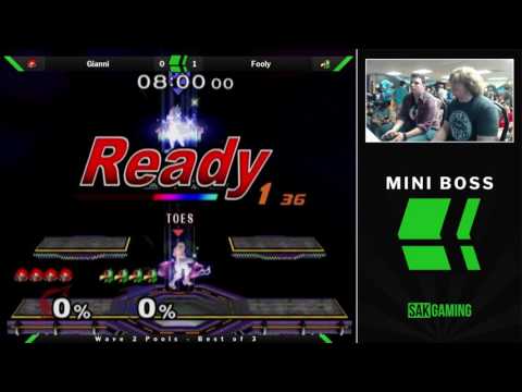 Mini Boss Wave 2 Pools - Gianni (Samus) vs Fooly (Falco)